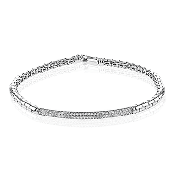 Bracelet in 18k Gold with Diamonds - Simon G. Jewelry