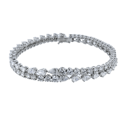 Bracelet in 18k Gold with Diamonds - Simon G. Jewelry