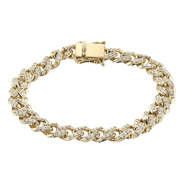 Bracelet in 18k Gold with Diamonds - Simon G. Jewelry