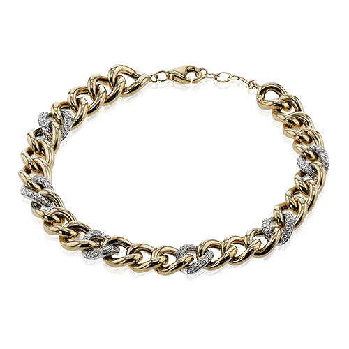 Bracelet in 18k Gold with Diamonds - Simon G. Jewelry