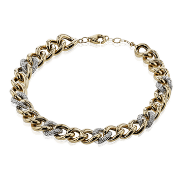 Bracelet in 18k Gold with Diamonds - Simon G. Jewelry