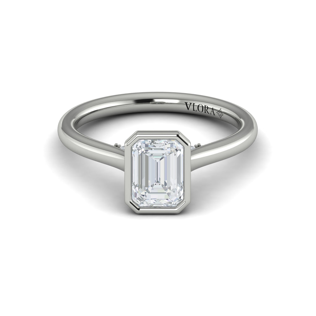 Vlora Diamond Cathedral Engagement Ring Mounting