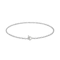 David Yurman Silver Madison Pavé Diamond Toggle Necklace