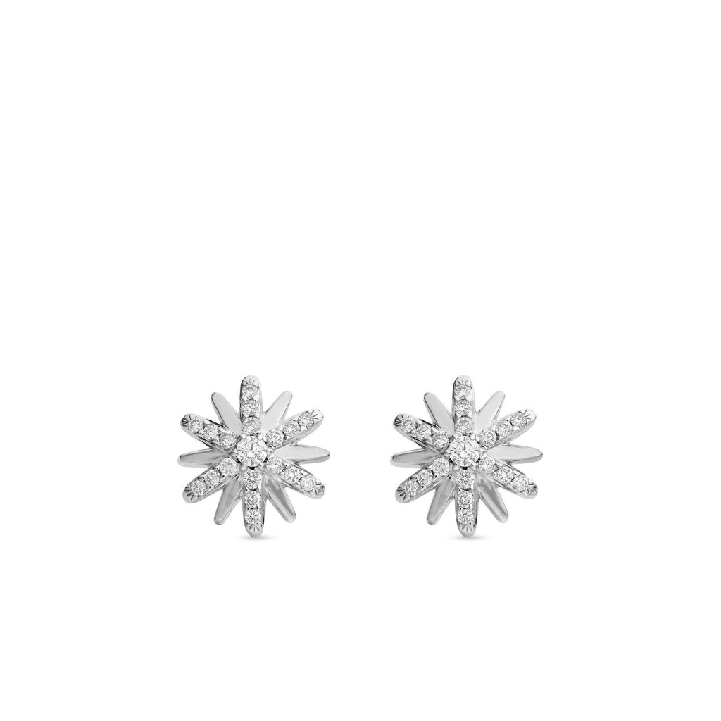 David Yurman Sterling Silver Petite Starburst Stud Earrings