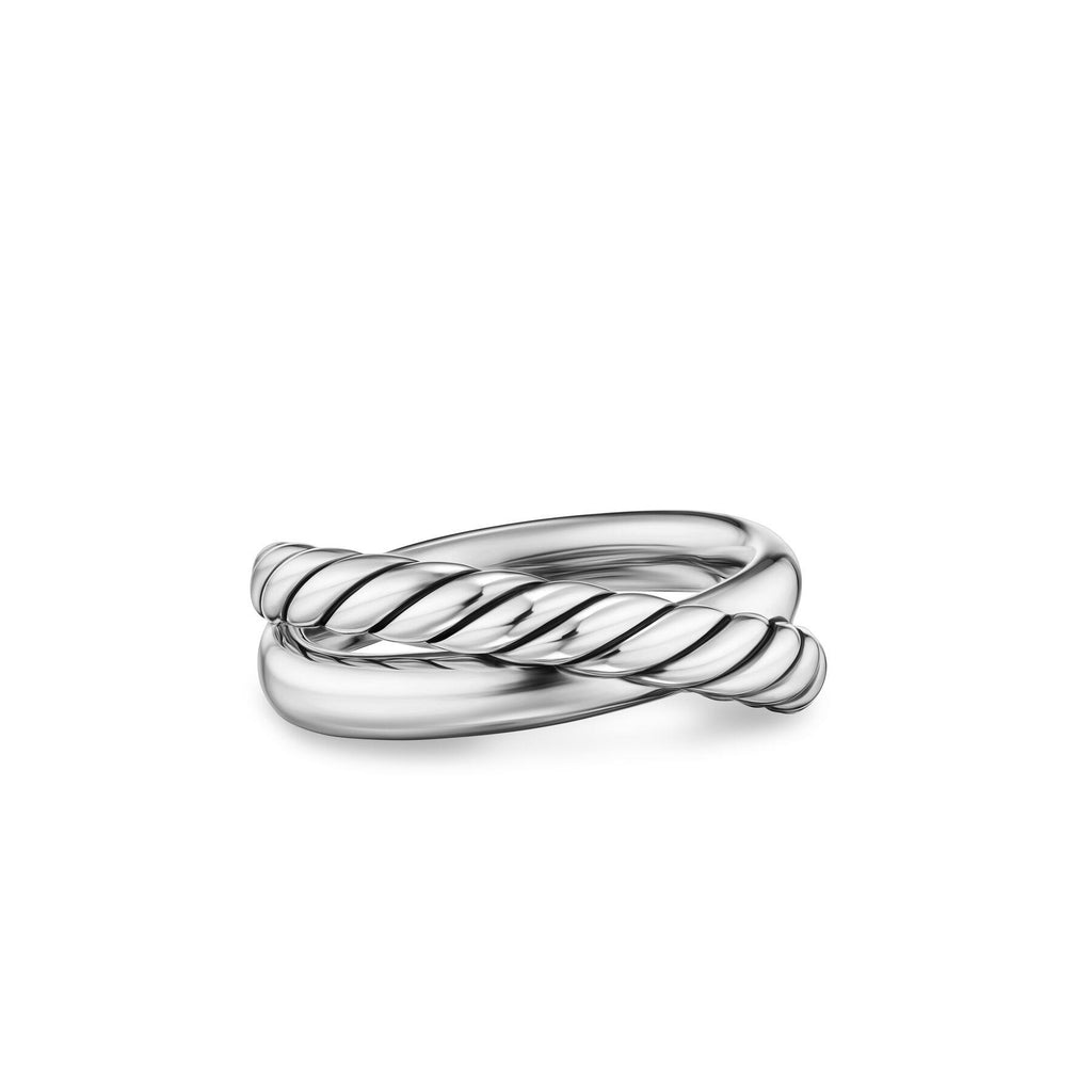 David Yurman Bold Crossover Sterling Silver Ring