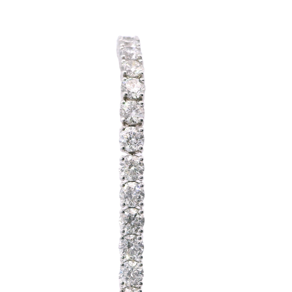 White Gold 10.5 Carat Diamond Tennis Bracele