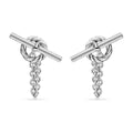 David Yurman Sterling Silver Mercer Bold Toggle Earrings