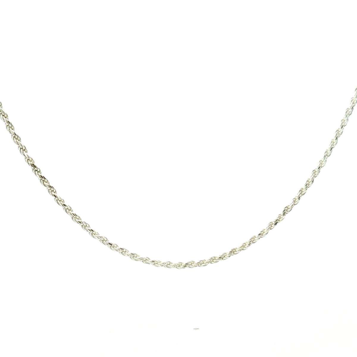 Estate Sterling Silver Rope Chain