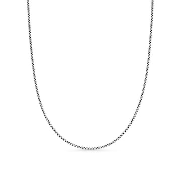 Sterling Silver and Yellow Gold Baby Adjustable Box Chain: David Yurman