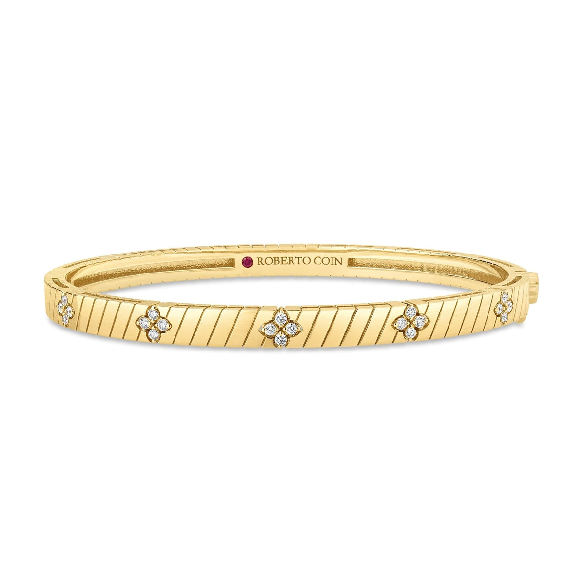 Roberto Coin Love in Verona Ridged Bangle