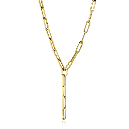 Chain Link Necklace in 18k Gold - Simon G. Jewelry