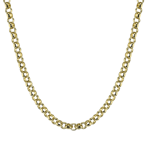 Chain Link Necklace in 18k Gold - Simon G. Jewelry