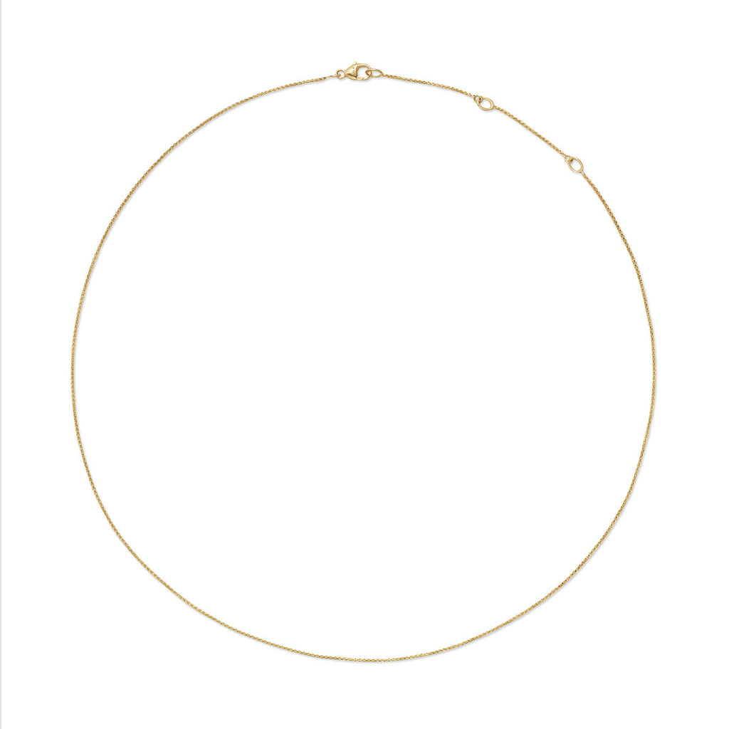 David Yurman Yellow Gold Box Chain Necklace