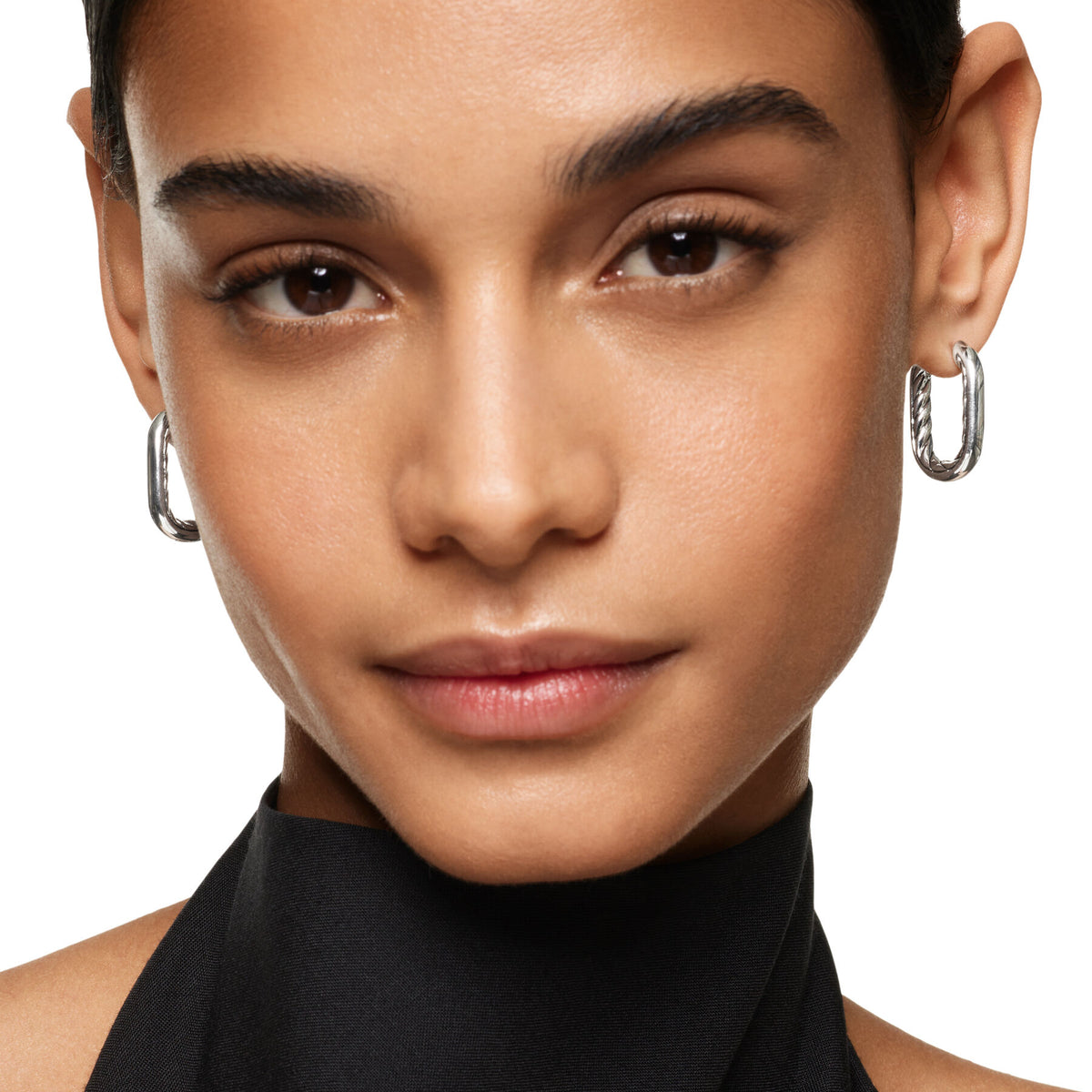 David Yurman Sterling Silver Madison Smooth Hoop Earrings