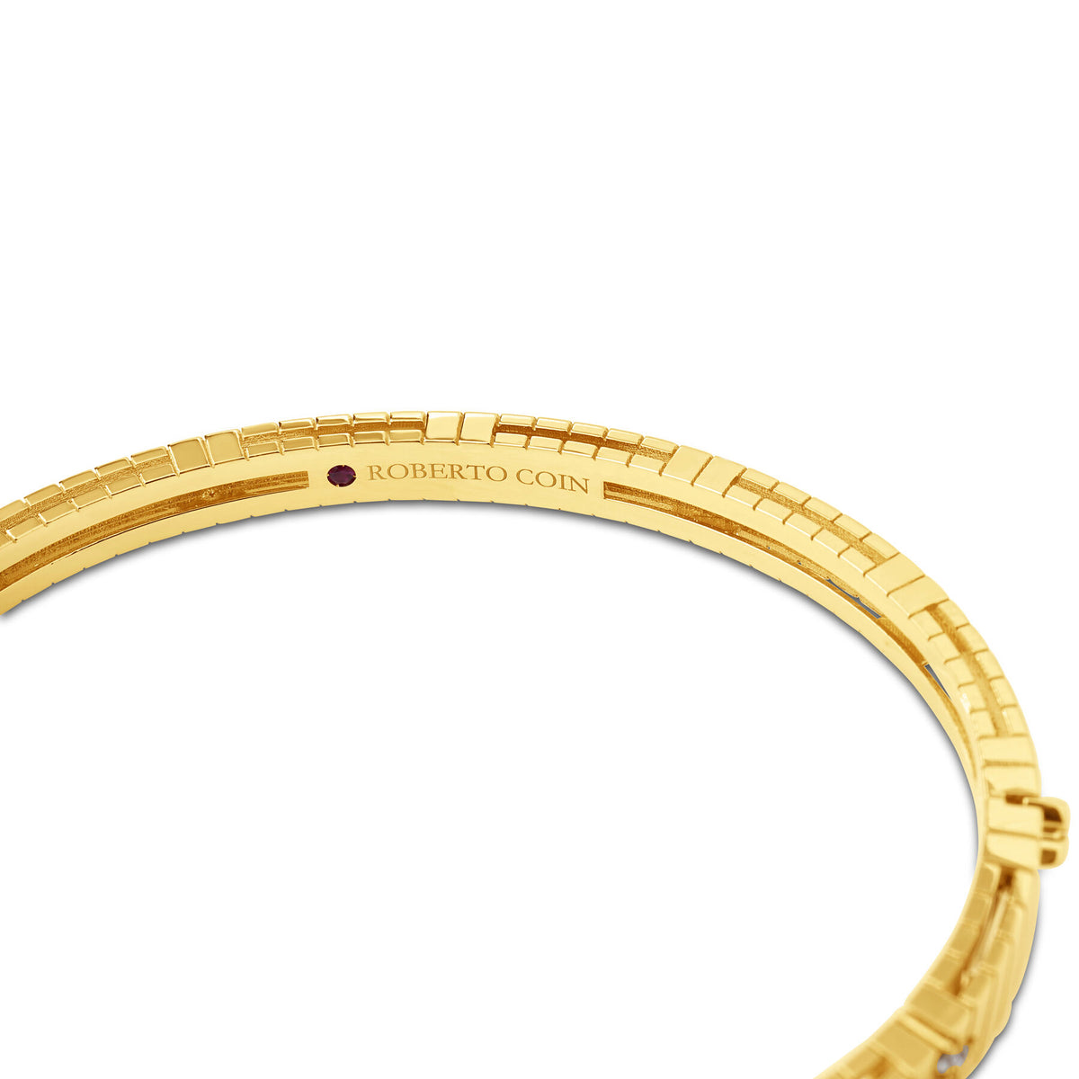 Roberto Coin Love in Verona Ridged  Bangle