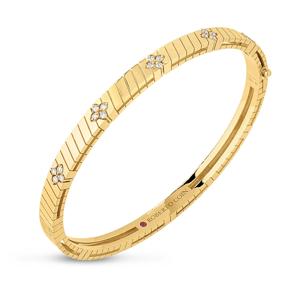 Roberto Coin Love in Verona Ridged Bangle