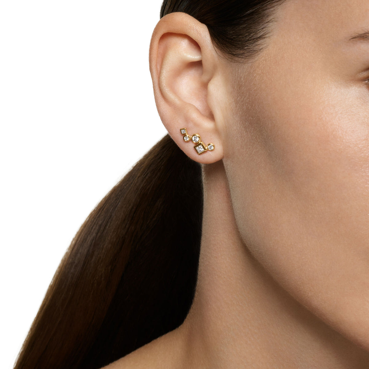 David Yurman Modern Renaissance Diamond Earrings