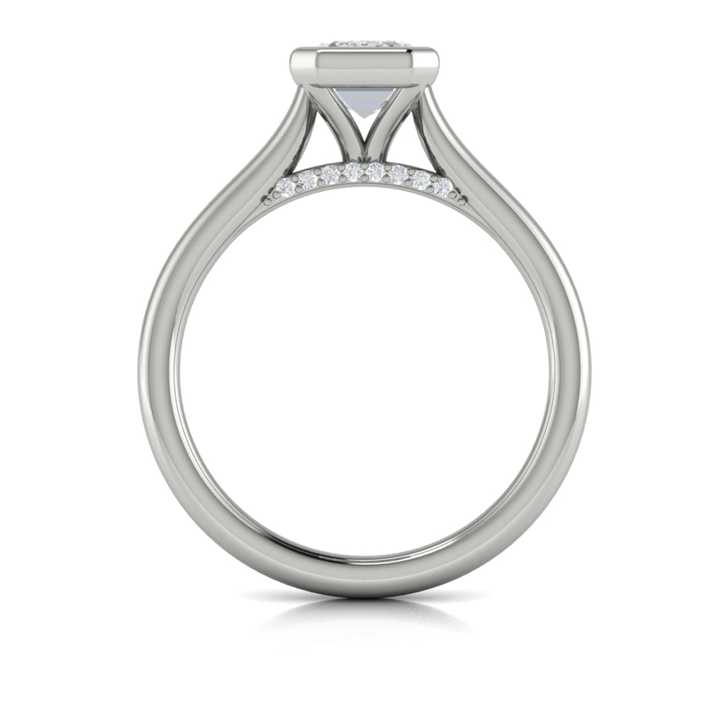 Vlora Diamond Cathedral Engagement Ring Mounting