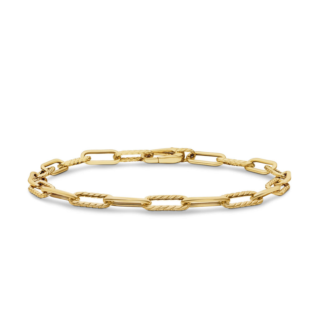 David Yurman Yellow Gold Madison Chain Bracelet
