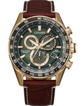 Citizen PCAT Green Dial Eco Drive Watch