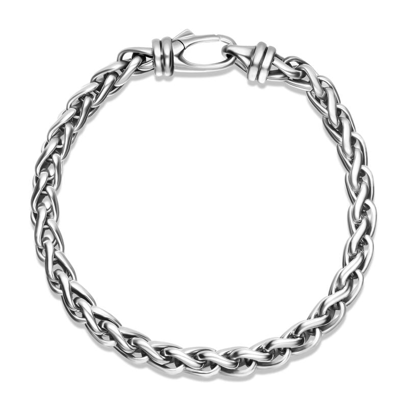 David Yurman Sterling Silver Wheat Chain Bracelet