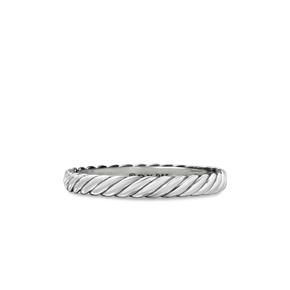David Yurman Sterling Silver Cabled Stack Ring