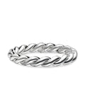 David Yurman 10 mm Sculpted Cable Silver Bracelet
