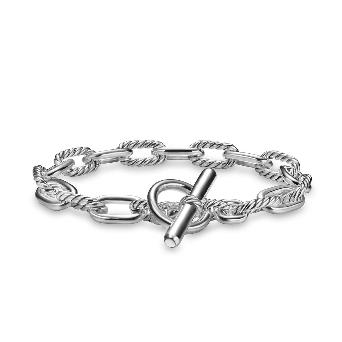 David Yurman Sterling Silver Madison Bracelet with Toggle Clasp