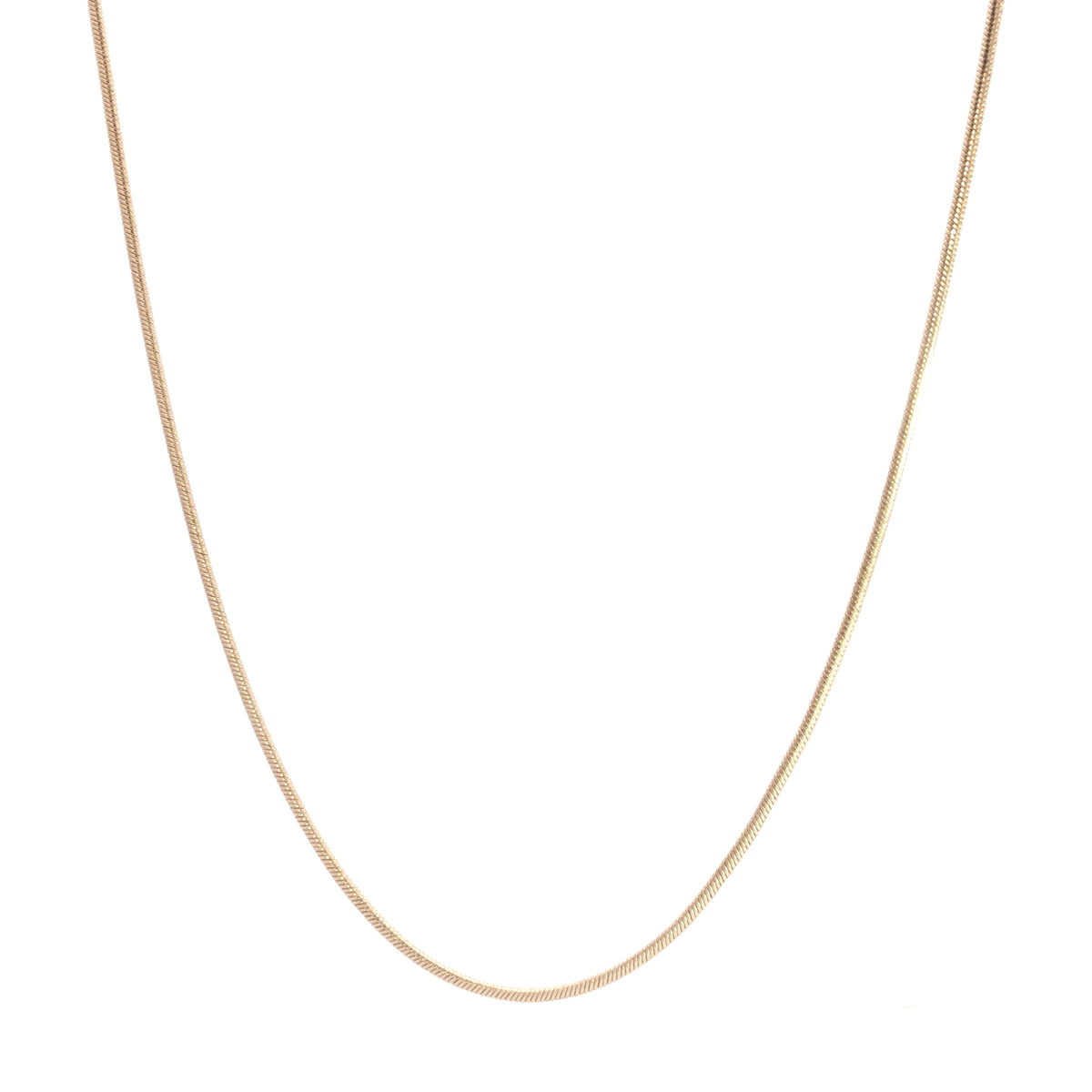 Estate Yellow Gold Snake Chain Necklace