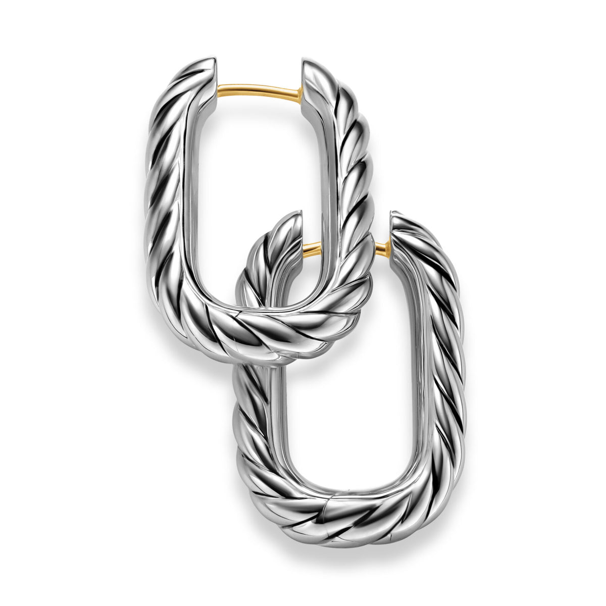 David Yurman Madison Sterling Silver Cable Hoop Earrings