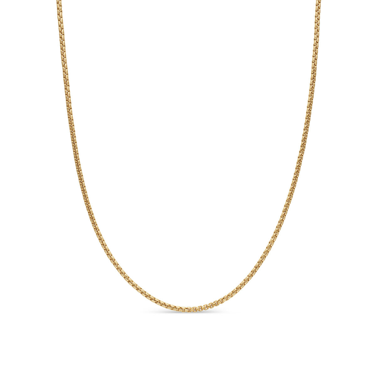 David Yurman Yellow Gold Box Chain