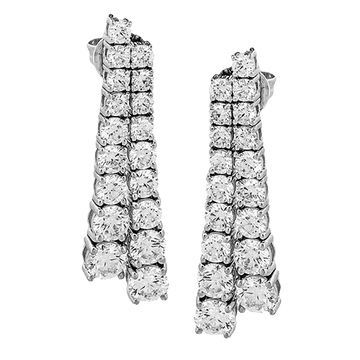 Earrings in 18k Gold with Diamonds - Simon G. Jewelry