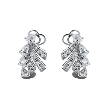 Earrings in 18k Gold with Diamonds - Simon G. Jewelry