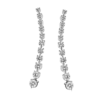 Earrings in 18k Gold with Diamonds - Simon G. Jewelry