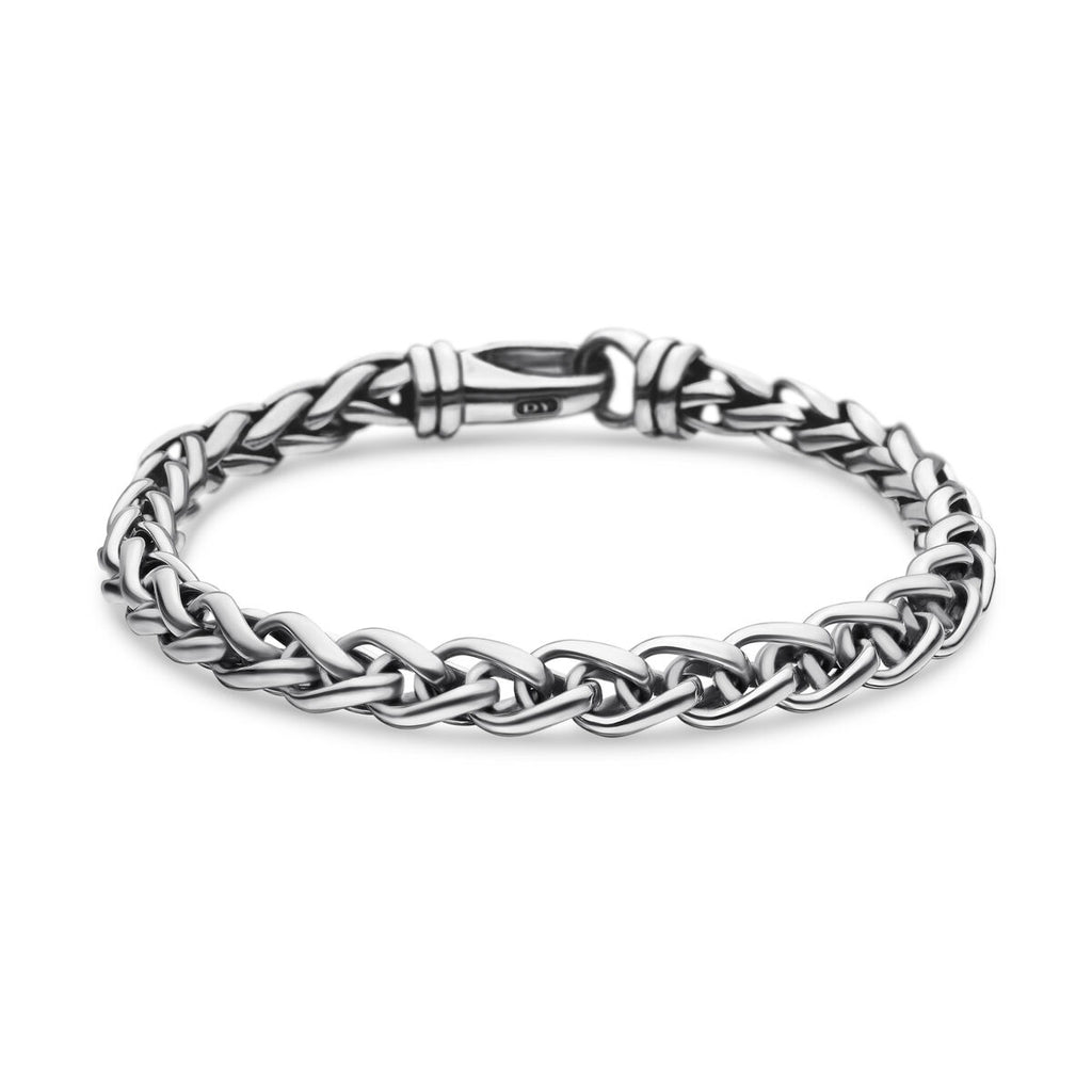 David Yurman Sterling Silver Wheat Chain Bracelet