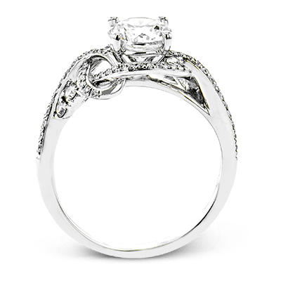 Engagement Ring in 18k Gold with Diamonds - Simon G. Jewelry