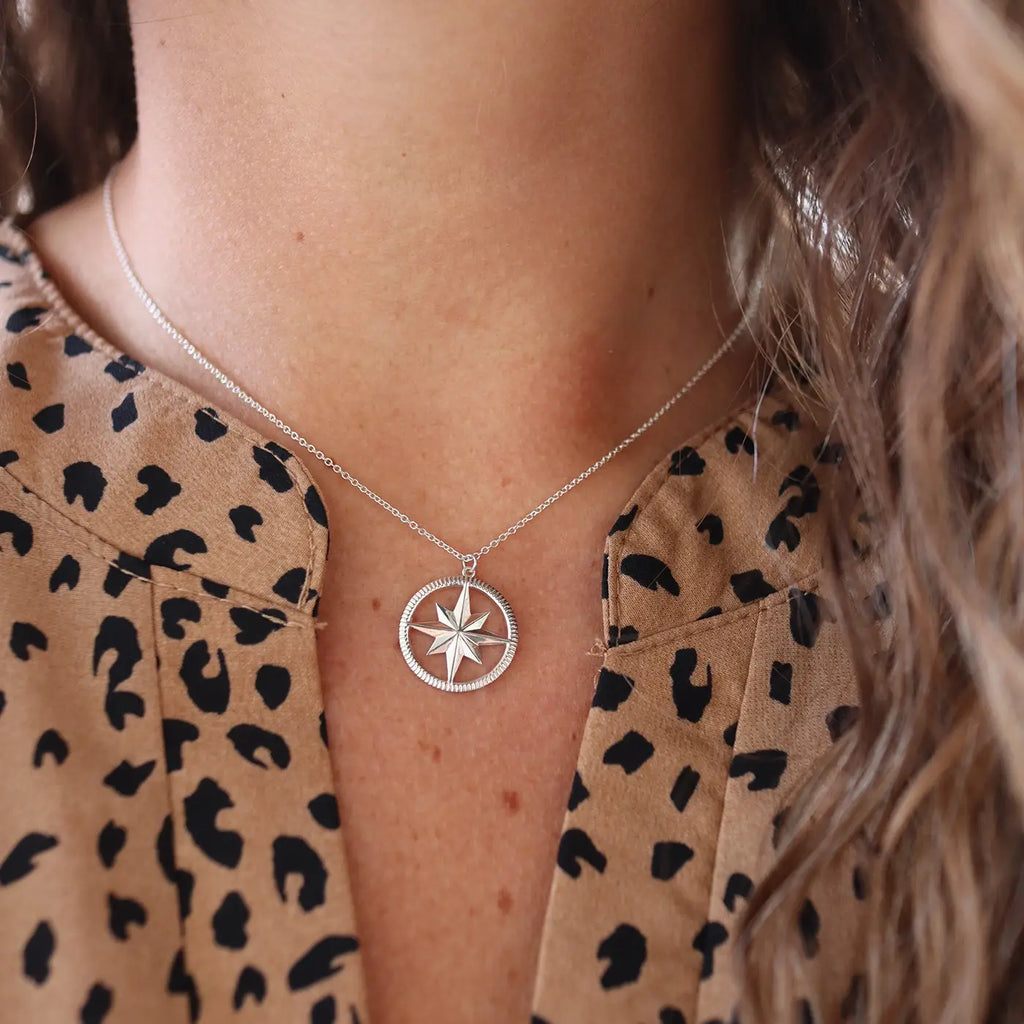 Timeless Jewelry Estate Necklace of Compass