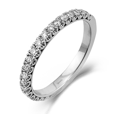 Eternity Anniversary Ring In 18k Gold With Diamonds - Simon G. Jewelry