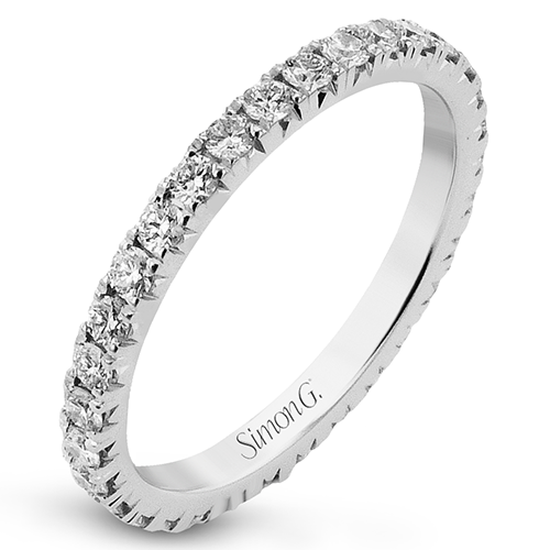 Eternity Wedding Band in 18k Gold with Diamonds - Simon G. Jewelry