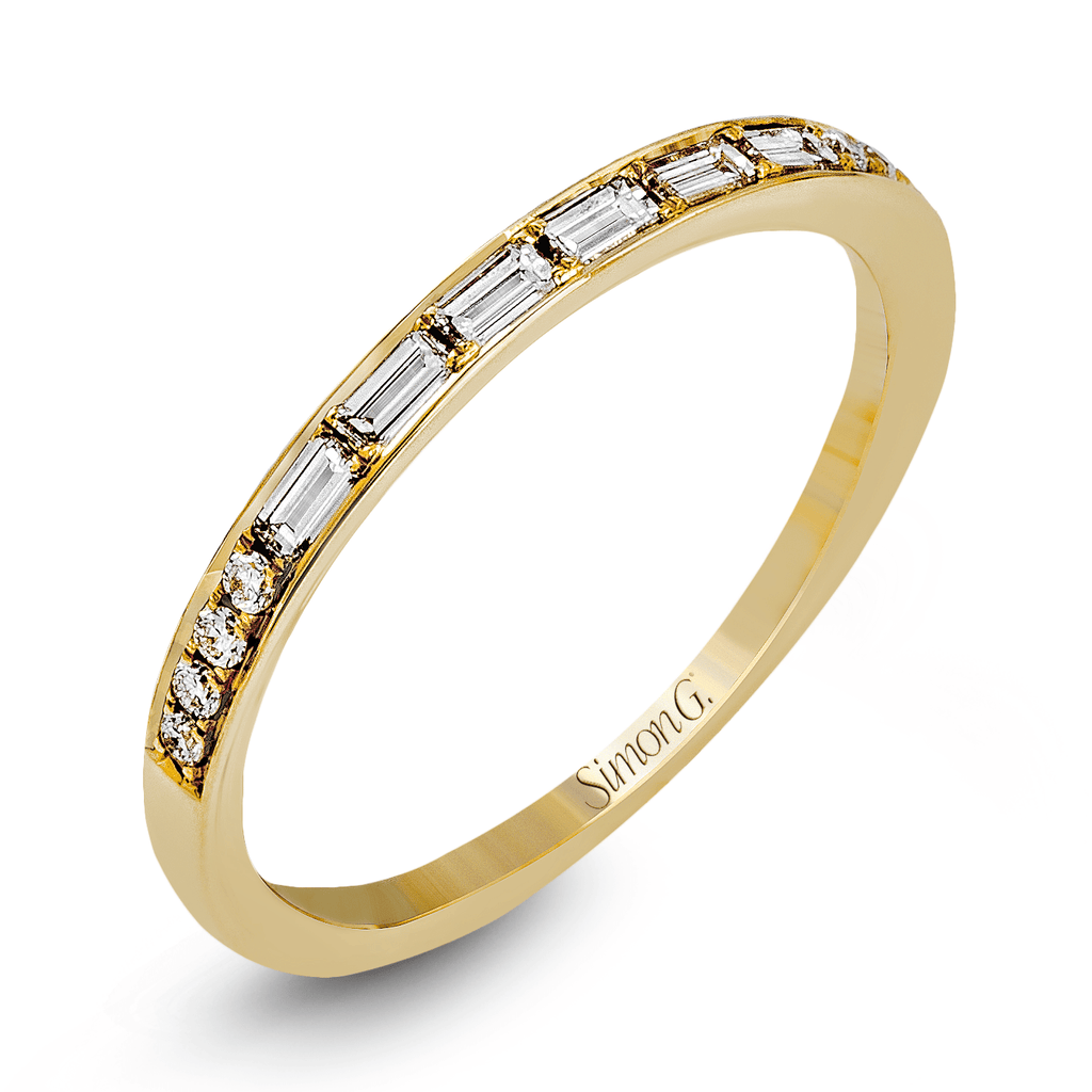 Eternity Wedding Band in 18k Gold with Diamonds - Simon G. Jewelry