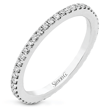 Eternity Wedding Band in 18k Gold with Diamonds - Simon G. Jewelry