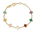 Roberto Coin Yellow Gold Venetian Princess Carnival Station Bracelet