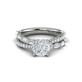 Vlora Diamond Double Band Engagement Ring Mounting