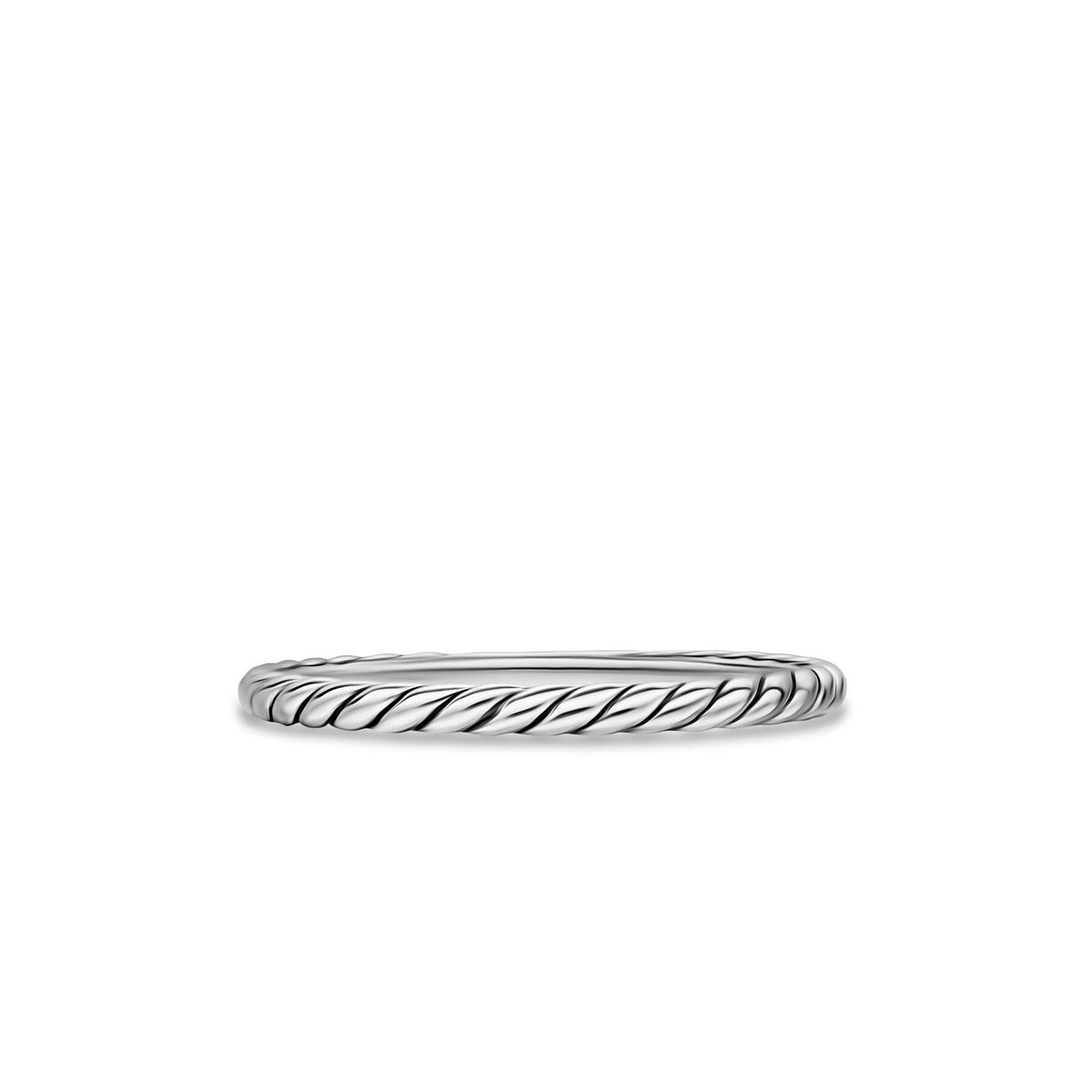 David Yurman Sterling Silver 1.7 mm Cable Band Ring