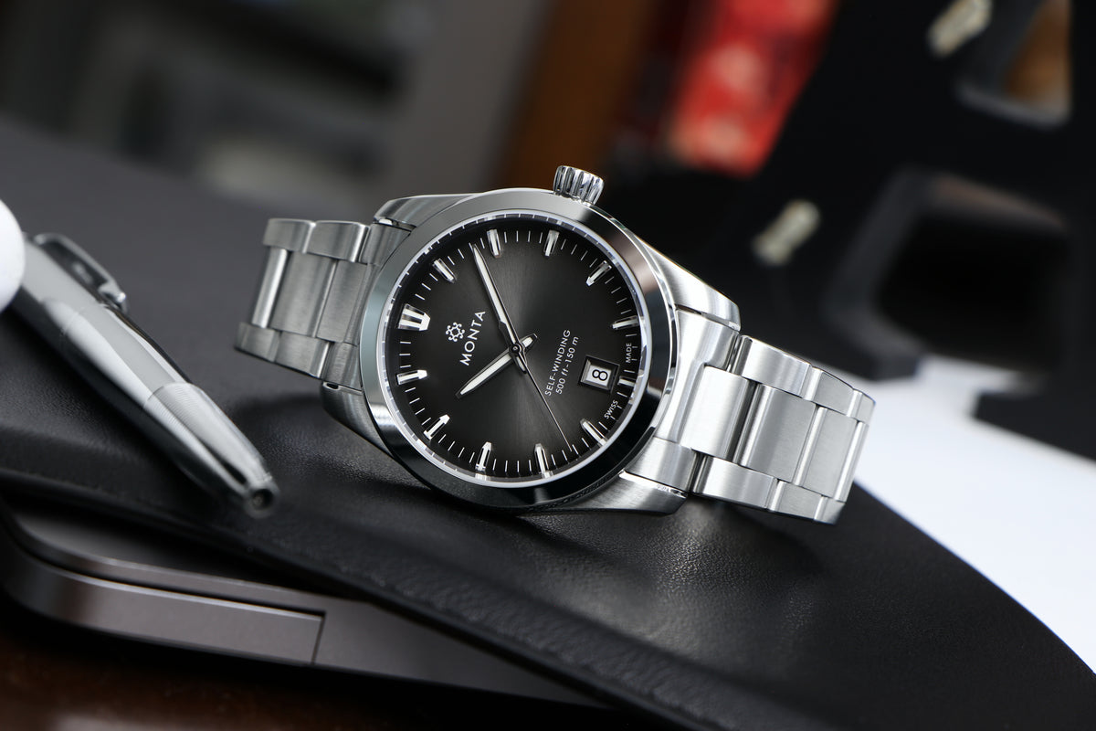 MONTA Noble Anthracite Swiss Watch