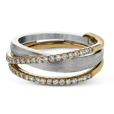 Fashion Ring in 18k Gold with Diamonds - Simon G. Jewelry