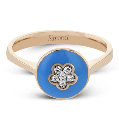 Fashion Ring in 18k Gold with Diamonds - Simon G. Jewelry