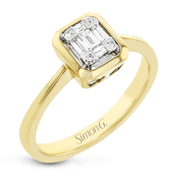 Fashion Ring in 18k Gold With Diamonds - Simon G. Jewelry