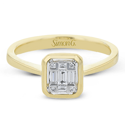 Fashion Ring in 18k Gold With Diamonds - Simon G. Jewelry