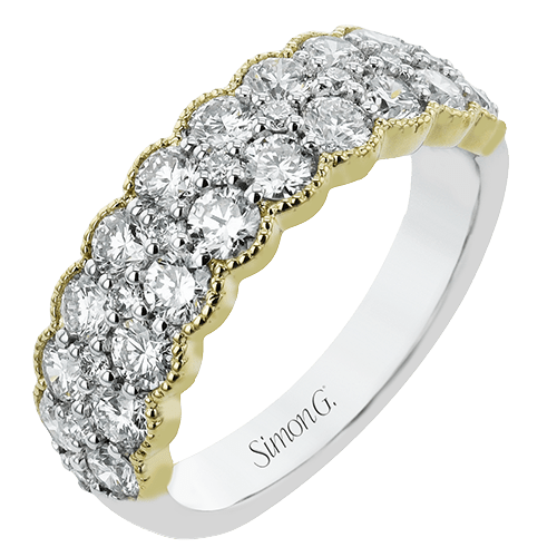 Fashion Ring in 18k Gold With Diamonds - Simon G. Jewelry